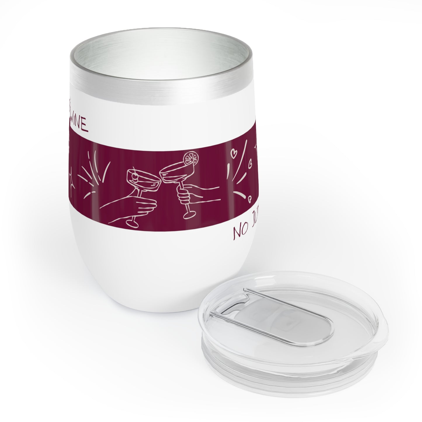 Charming Chill Wine Tumbler - Perfect for Celebrations, Gifts for Wine Lovers, Outdoor Picnics, Unique Home Decor, Stylish Drinkware