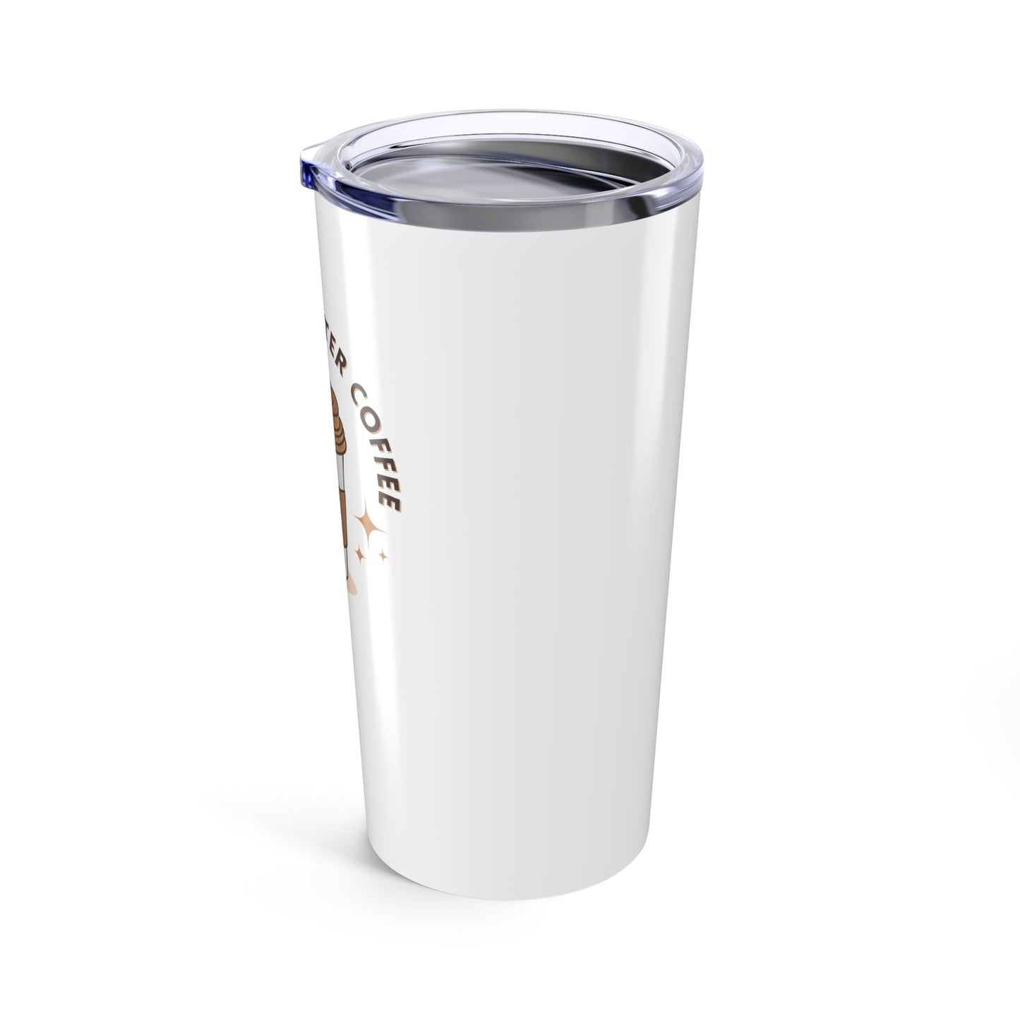 Coffee Lover's Tumbler, Insulated Travel Mug, Funny Gift for Coffee Addicts, Reusable Drinkware, Perfect for Home or Office