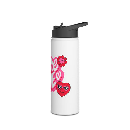 Share the Love Stainless Steel Water Bottle | Cute Water Bottle, Motivational Gift, Fitness Hydration, Valentine’s Day, Eco-Friendly
