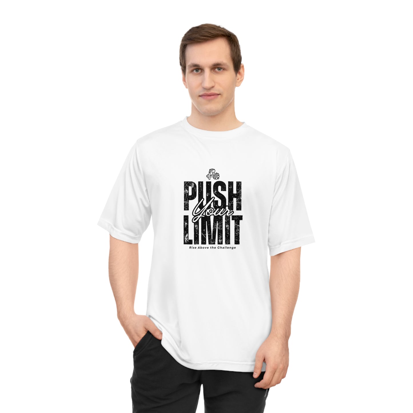 Motivational Performance T-shirt for Athletes, Gym Apparel, Workout Shirt, Fitness Gift, Inspirational Tee, Casual Wear