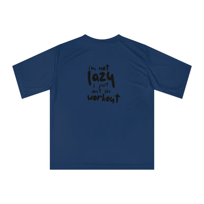 Funny Gym T-Shirt - I'm Not Lazy, Just Don't Like Working Out, Workout Shirt, Active Tee, Gifts for Fitness Lovers, Fitness Humor Tee