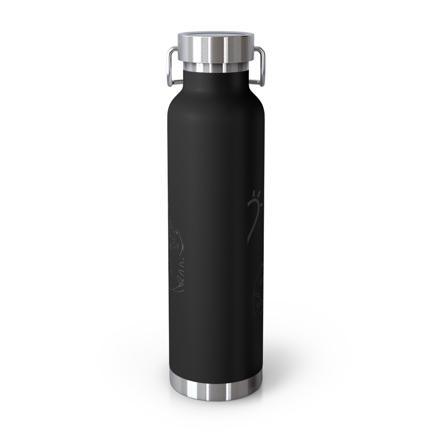 Hello Fun Copper Insulated Water Bottle, 22oz | Travel Mug for Hikers, Perfect for Gifts, Stainless Steel, Eco-Friendly, Gym, Outdoor