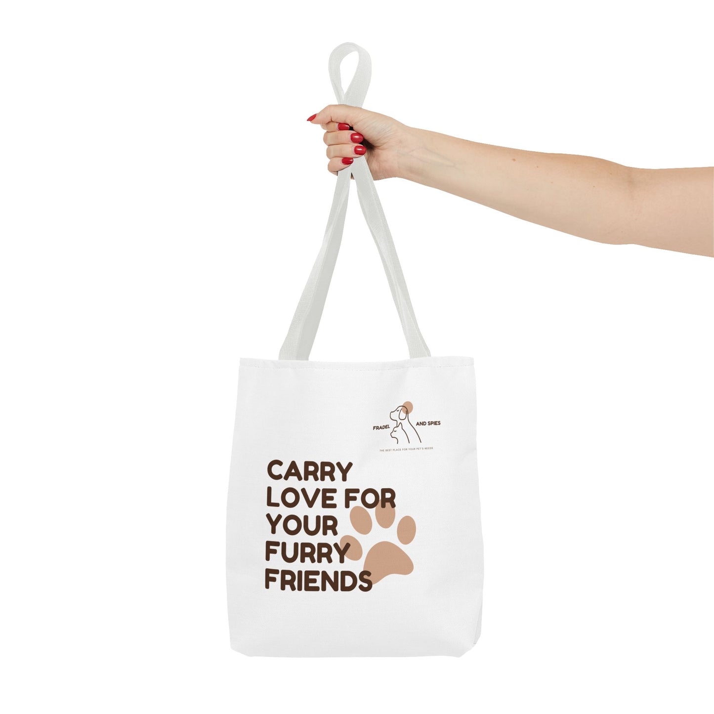 Love For Furry Friends Tote Bag, Dog Lovers Tote, Pet Owner Gift, Animal Rescue Fundraising, Eco-Friendly Bag, Personalized Pet Lover Tote