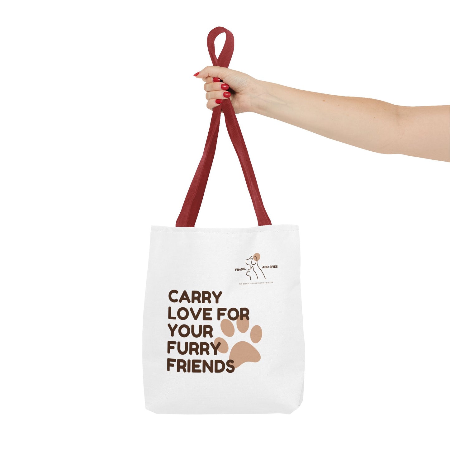 Love For Furry Friends Tote Bag, Dog Lovers Tote, Pet Owner Gift, Animal Rescue Fundraising, Eco-Friendly Bag, Personalized Pet Lover Tote