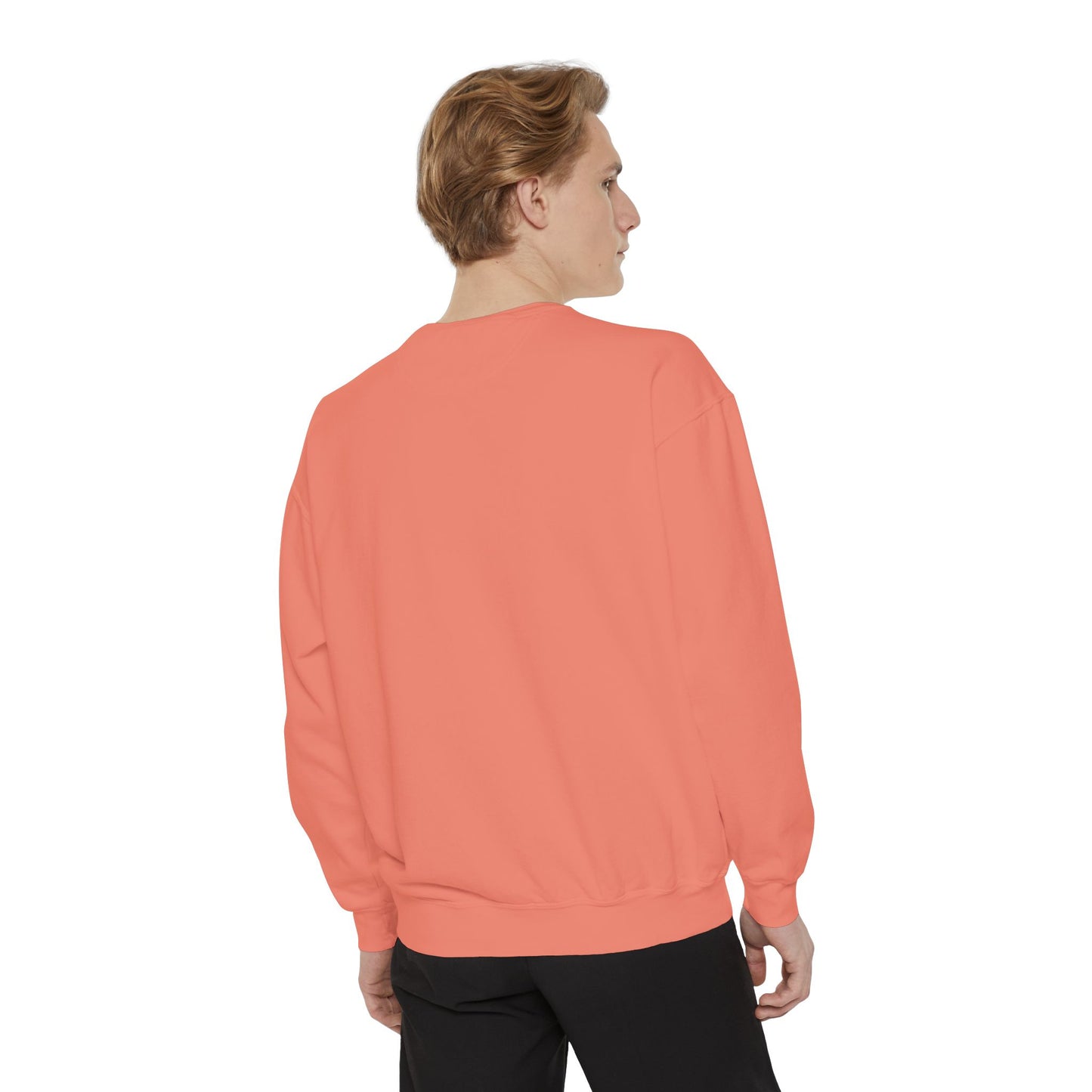 Valentine Unisex Garment-Dyed Sweatshirt - Love Gift, Heart Print Jumper, Valentine's Day Apparel, Romantic Pullover, Couples Matching Shirt
