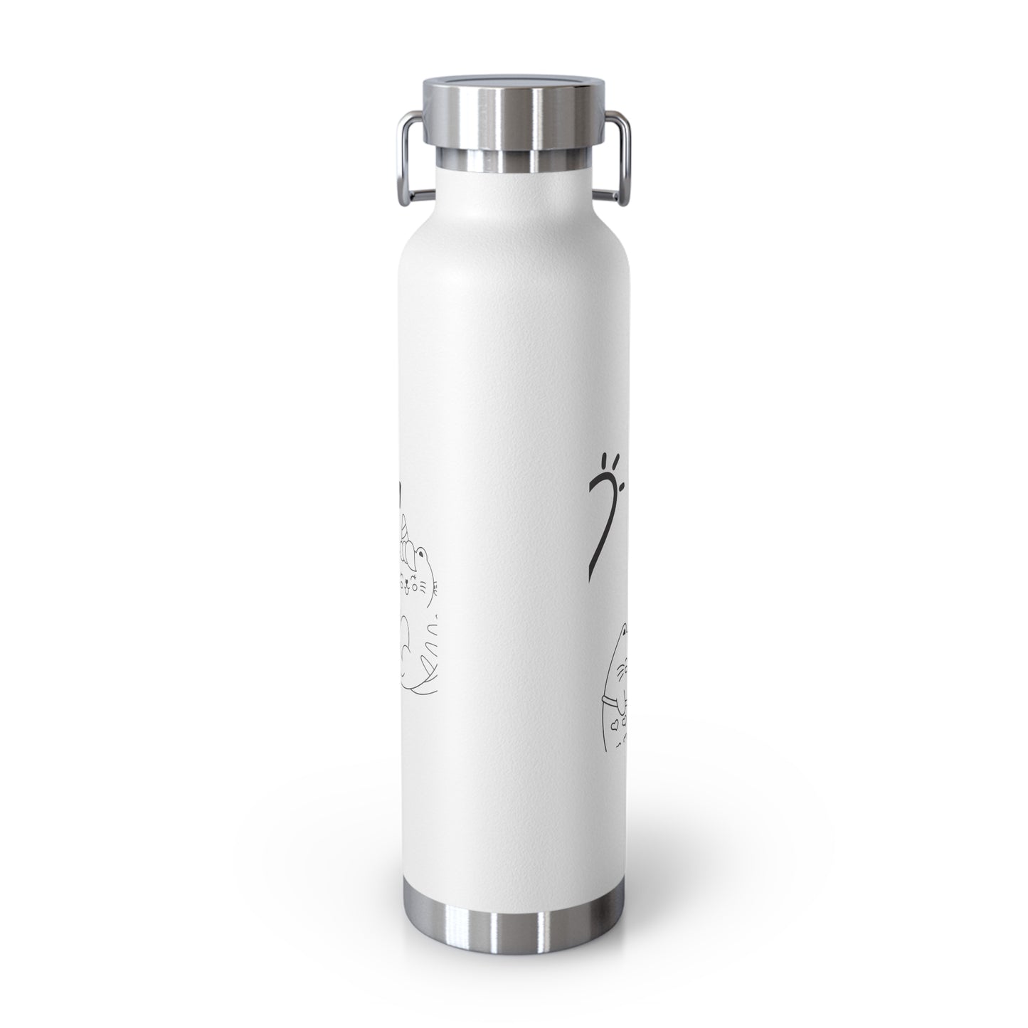 Hello Fun Copper Insulated Water Bottle, 22oz | Travel Mug for Hikers, Perfect for Gifts, Stainless Steel, Eco-Friendly, Gym, Outdoor