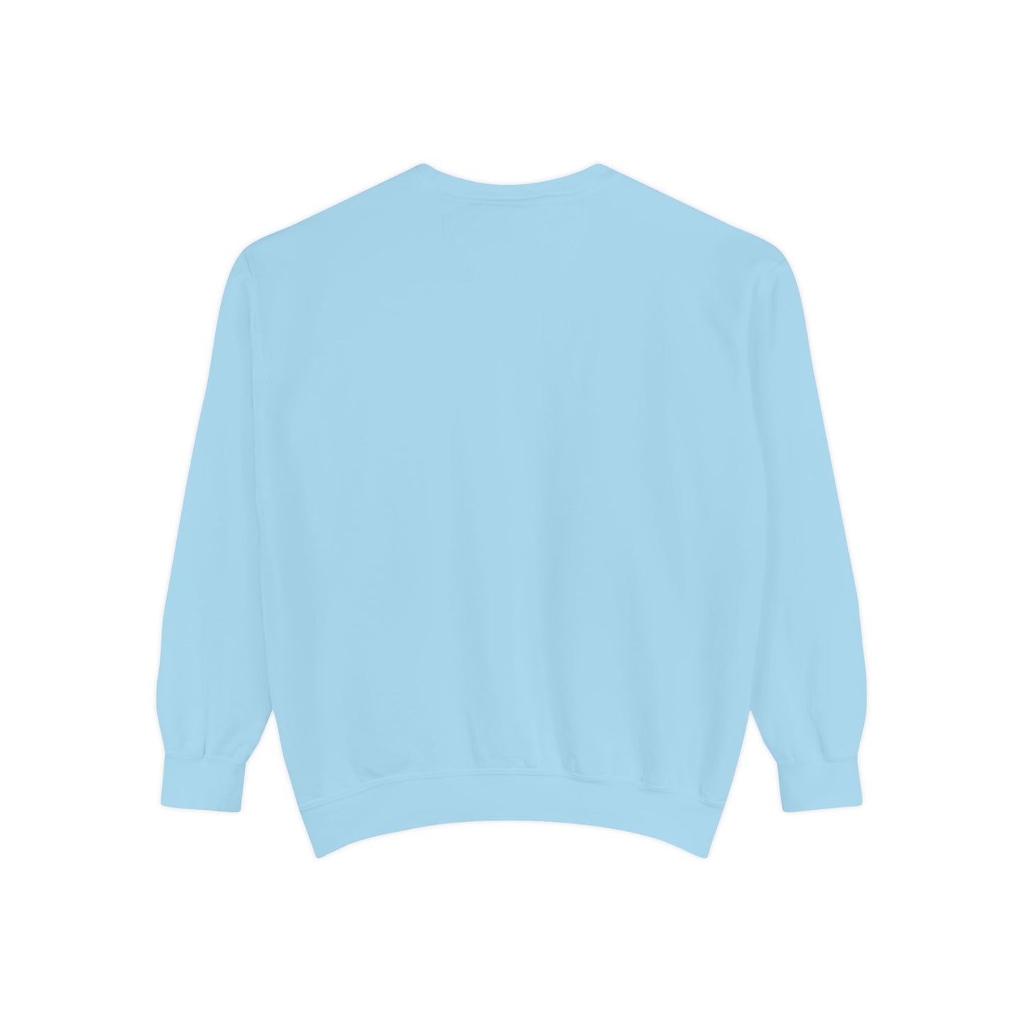 Valentine Unisex Garment-Dyed Sweatshirt - Love Gift, Heart Print Jumper, Valentine's Day Apparel, Romantic Pullover, Couples Matching Shirt