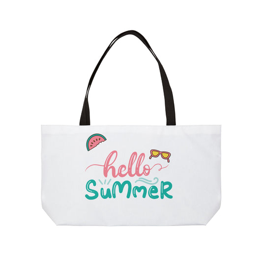 Summer Vibes Weekender Tote Bag | Perfect for Beach Days, Travel, Picnics, Gifts, or Weekend Getaways