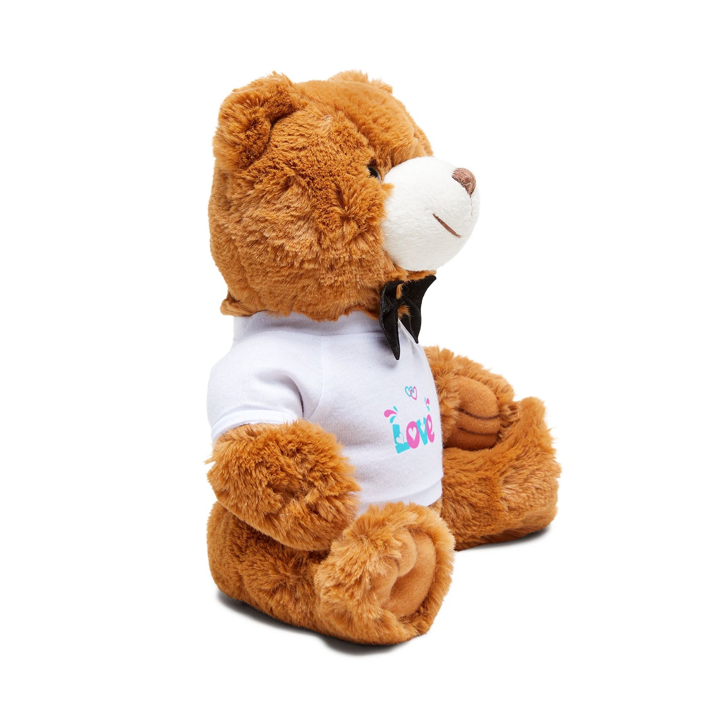 Valentine Teddy Bear T-Shirt, Love Heart Stuffed Animal Plush, Red Pink Gift, Romantic Anniversary Present, Cute Cuddly Toy