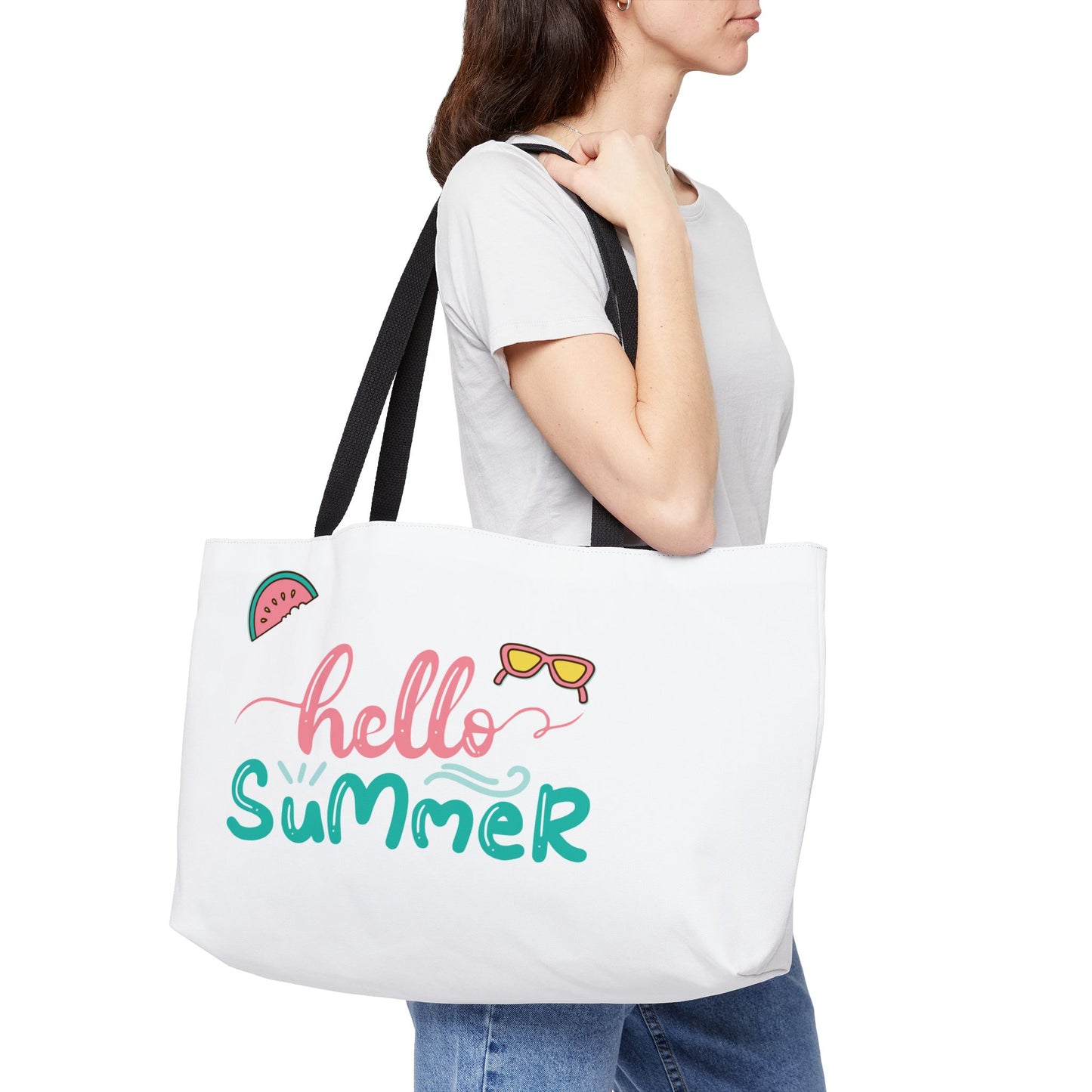 Summer Vibes Weekender Tote Bag | Perfect for Beach Days, Travel, Picnics, Gifts, or Weekend Getaways