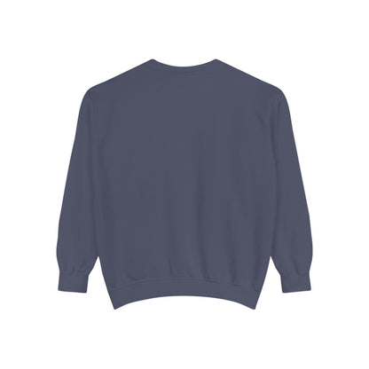 Valentine Unisex Garment-Dyed Sweatshirt - Love Gift, Heart Print Jumper, Valentine's Day Apparel, Romantic Pullover, Couples Matching Shirt