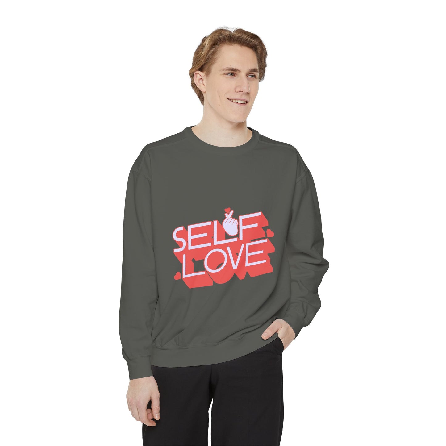 Valentine Sweatshirt, Love Gift Pullover, Romantic Sweater, Heart Print Jumper, Cozy Relationship Apparel, Pink Red Valentine's Day Top