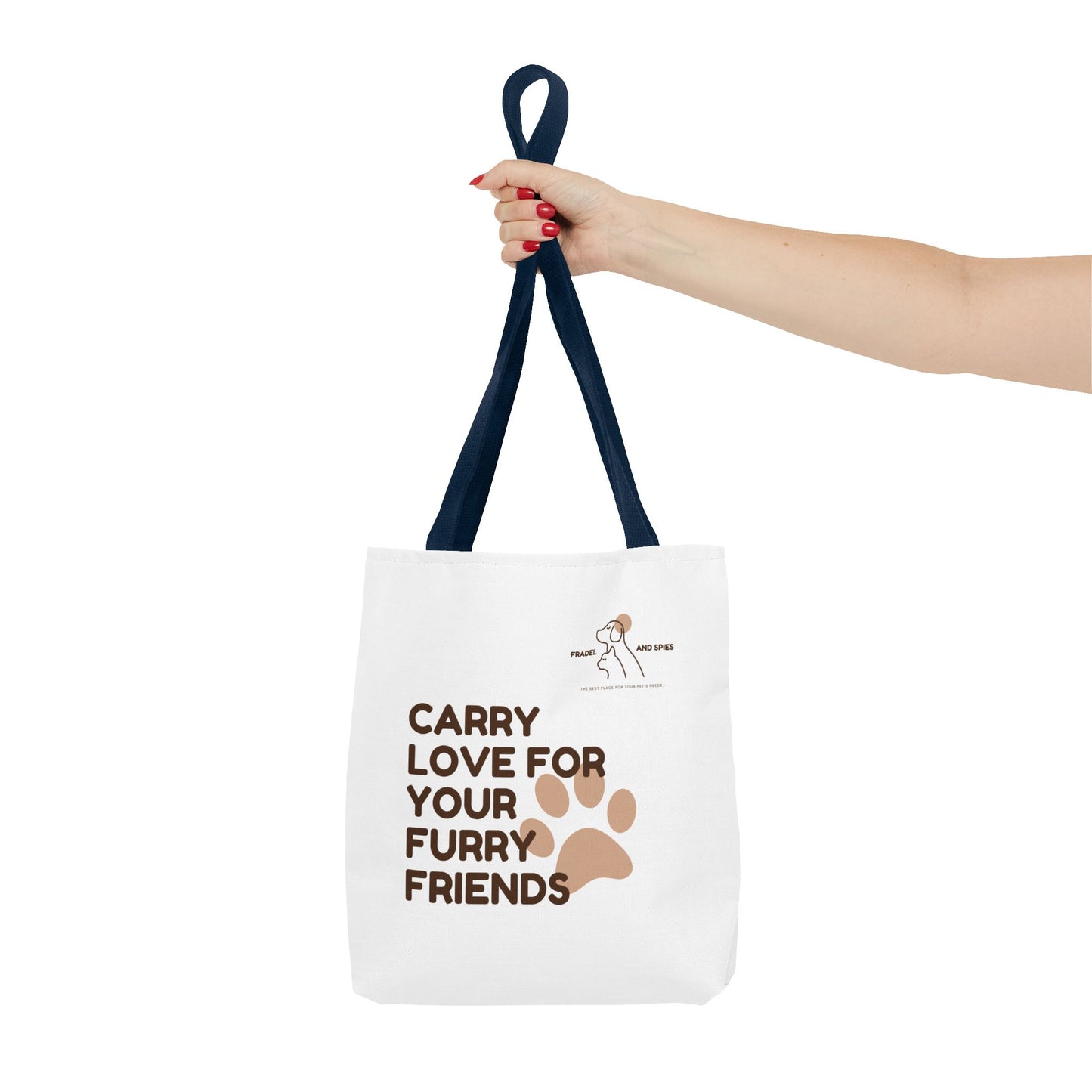 Love For Furry Friends Tote Bag, Dog Lovers Tote, Pet Owner Gift, Animal Rescue Fundraising, Eco-Friendly Bag, Personalized Pet Lover Tote
