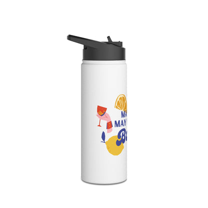Funny Stainless Steel Water Bottle - Perfect for Parties, Gifts, Outdoor Adventures, Humor, Summer Celebrations