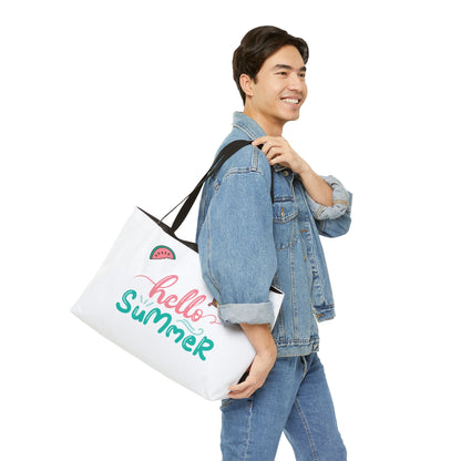 Summer Vibes Weekender Tote Bag | Perfect for Beach Days, Travel, Picnics, Gifts, or Weekend Getaways