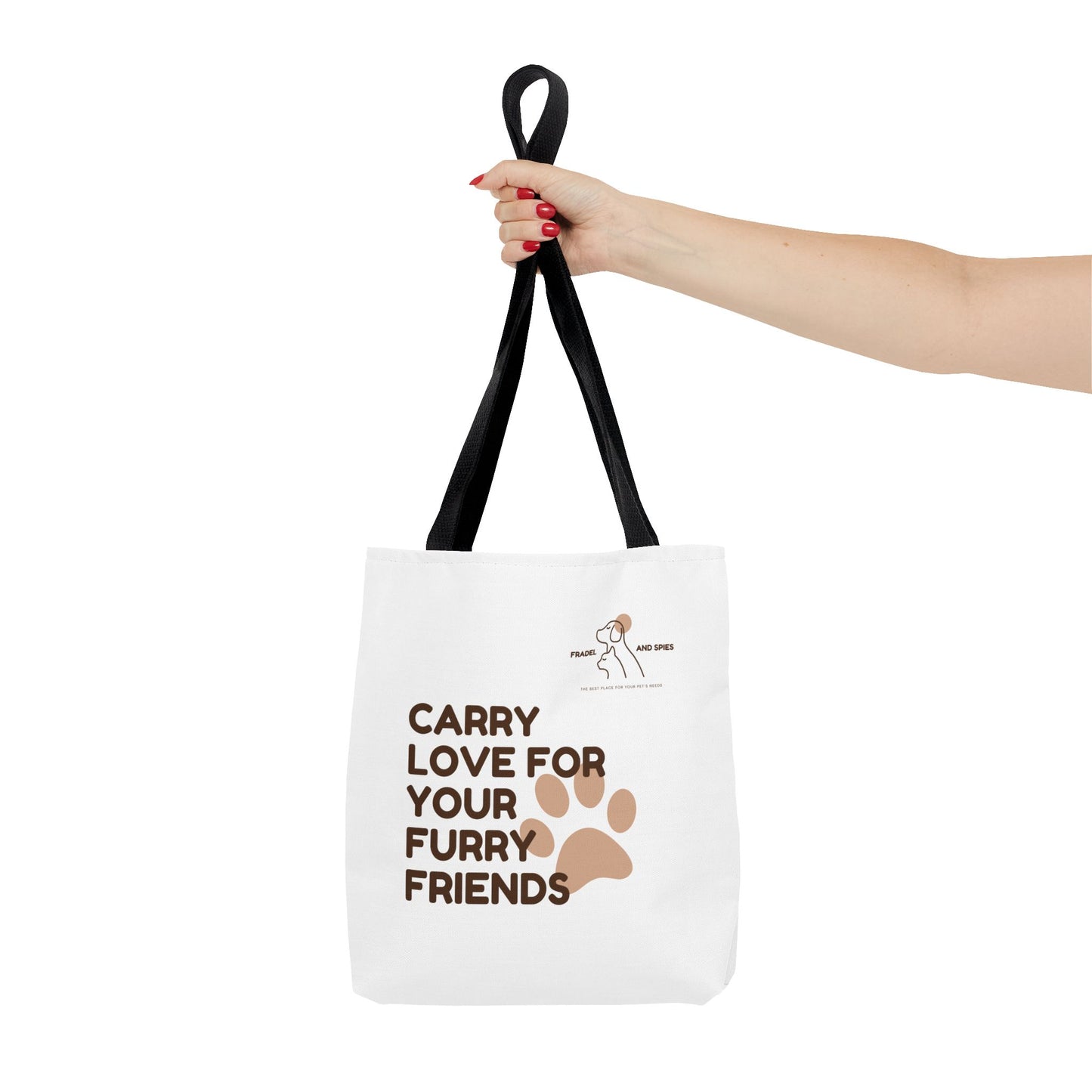 Love For Furry Friends Tote Bag, Dog Lovers Tote, Pet Owner Gift, Animal Rescue Fundraising, Eco-Friendly Bag, Personalized Pet Lover Tote