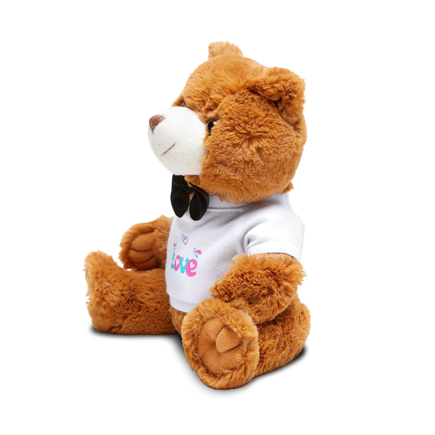 Valentine Teddy Bear T-Shirt, Love Heart Stuffed Animal Plush, Red Pink Gift, Romantic Anniversary Present, Cute Cuddly Toy