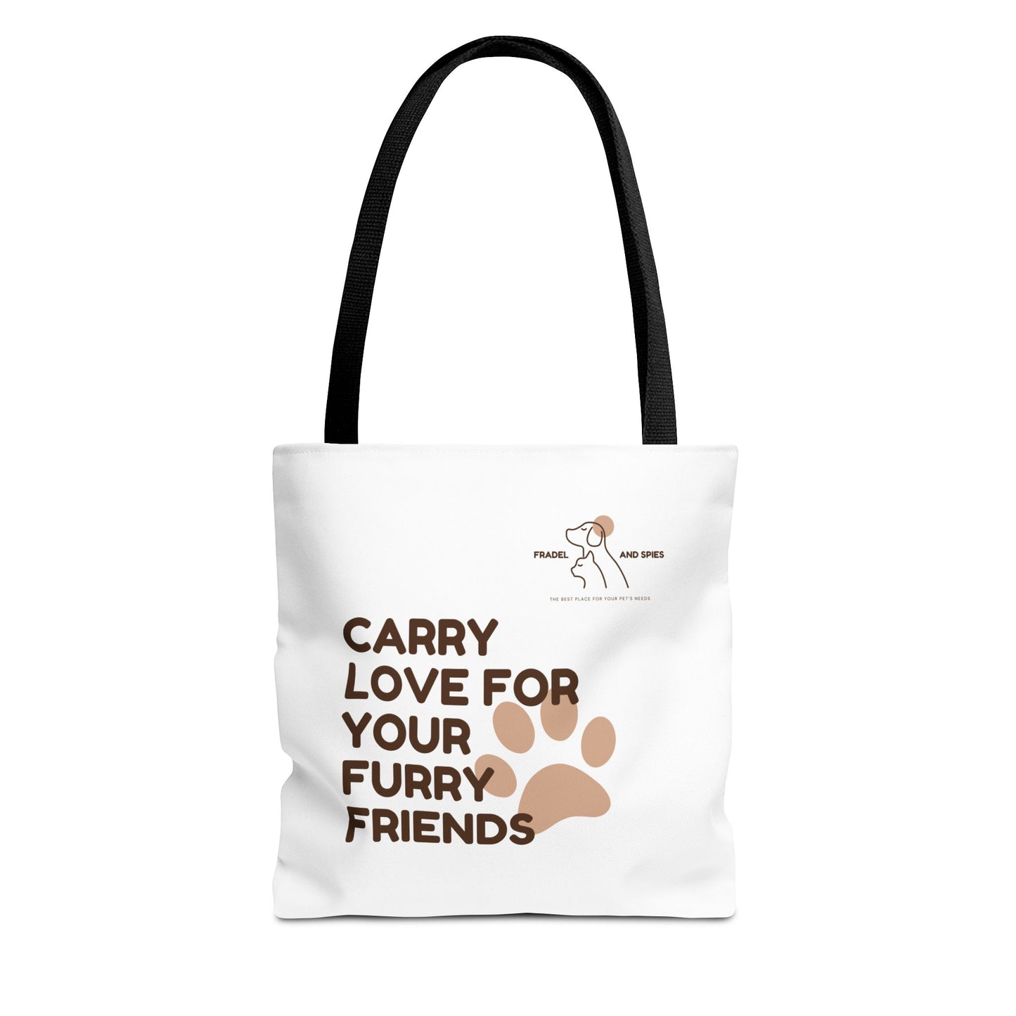 Love For Furry Friends Tote Bag, Dog Lovers Tote, Pet Owner Gift, Animal Rescue Fundraising, Eco-Friendly Bag, Personalized Pet Lover Tote